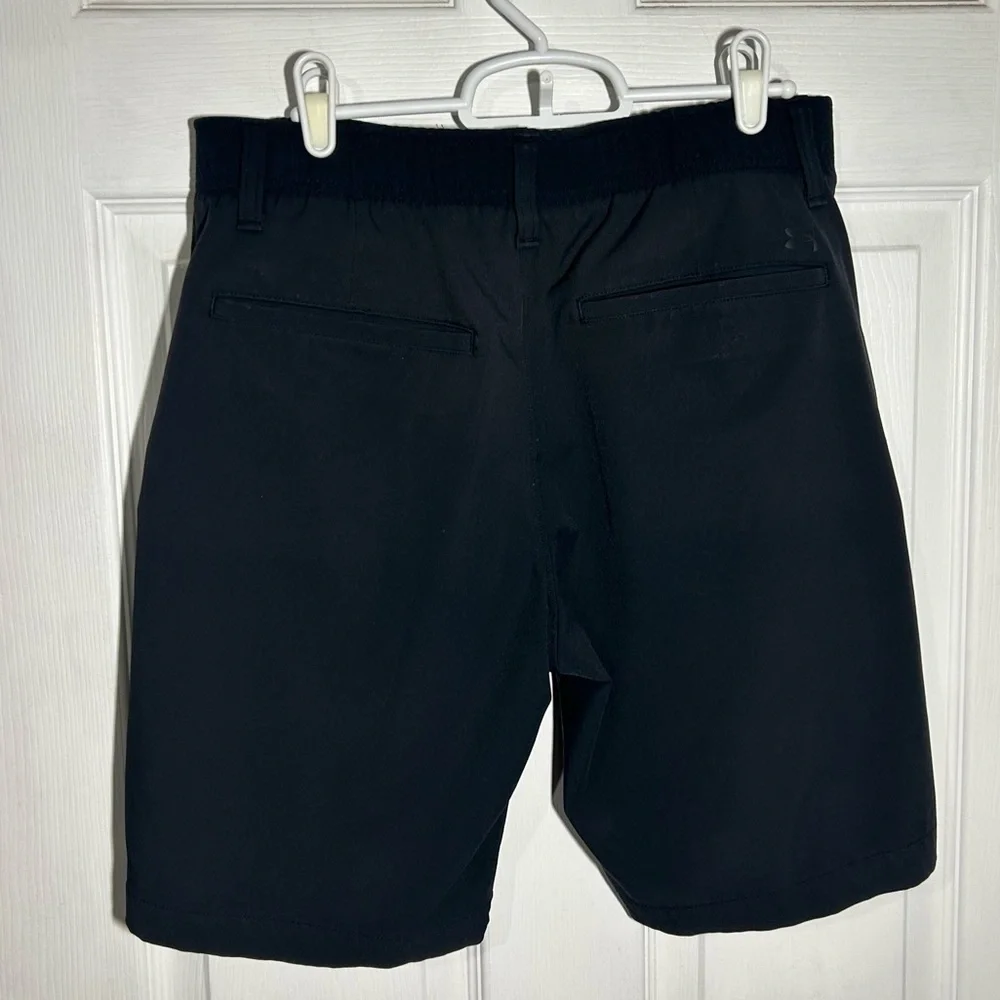 Under Armour Golf‎ Shorts Mens 32 UA Storm Black Stretch Classic Chino 1377302 - Picture 3 of 12